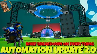 Astroneer  AUTOMATION UPDATE 20  New Cool Items And How They Work Brief Breakdown [upl. by Aneej]