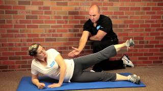 Lateral Leg Raise Exercise [upl. by Rivard]