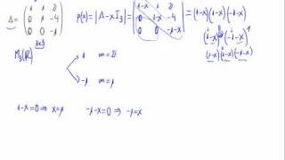 Diagonalización de una matriz 3x3 [upl. by Ling]