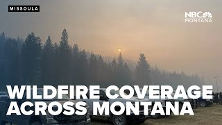 WILDFIRE COVERAGE Wildfire grow across Montana with extreme heat in the forecast [upl. by Eelyram]