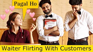 Waiter Flirting With Cute Girl  Rude Waiter Prank ThatWasCrazy [upl. by Einimod]