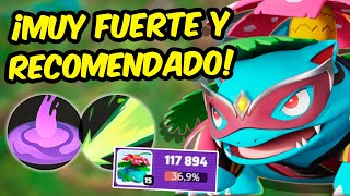 APRENDE A USAR AL RECIENTEMENTE BUFFEADO VENUSAUR ✨ Guía build medallas y gameplay  Pokemon Unite [upl. by Alleon]