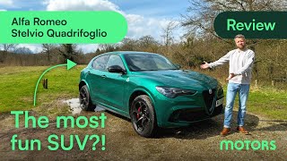 2024 Alfa Romeo Stelvio Quadrifoglio Review The best performance SUV [upl. by Modnar]