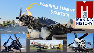 Warbirds Classics and Antiques Starting Up [upl. by Norrab]