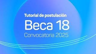 Beca 182025 tutorial de postulación para la preselección [upl. by Florida765]