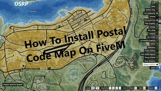 How To Install A Postal Code Map On FiveM Client side [upl. by Sidoney]