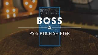 Boss PS5 Pitch Shifter Pedal  Reverb Demo Video [upl. by Elspeth]