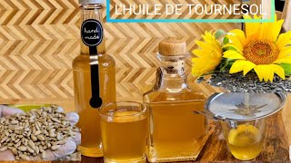 Comment Je Réalise Lhuile Des Graines De Tournesol🌻Extraire Lhuile Sans La Machine lhuile oil [upl. by Warila977]