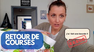 RETOUR DE COURSES Lidl amp Géant  la bourde avec le café 😶 [upl. by Theone988]