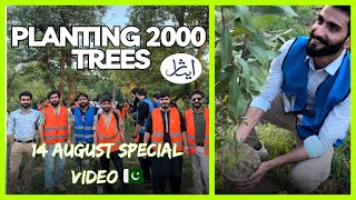 Planting 2000 trees in Lahore  Isaar foundation  14 August special video  Dr Charsi Official [upl. by Gnahk]