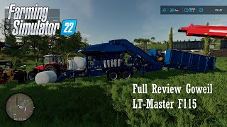 Goweil LT Master F115 full review  Farming Simulator 22 [upl. by Bridge264]