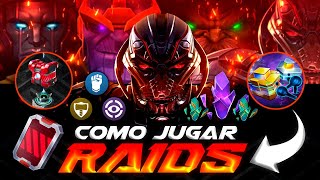 COMO JUGAR RAIDS  LA EVOLUCION de LAS GESTAS  GUIA PASO a PASO  MCOC [upl. by Hippel]