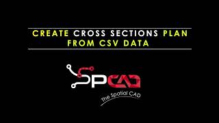 Plot Crosssectional Data in CAD [upl. by Neeruan]