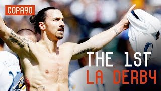 Zlatan Smashes First LA Derby  LA Galaxy vs LAFC [upl. by Dorsey819]