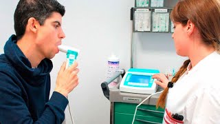 Espirometría basal más Broncodilatador [upl. by Maddock]