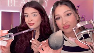 ASMR WORST Reviewed Makeup Artist do your makeup for Prom 🤡 fast and aggressive [upl. by Lleinnad]