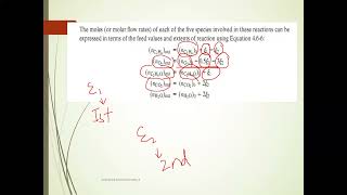 Material Balance using Extent of reaction  Selectivity  Yield [upl. by Banks]