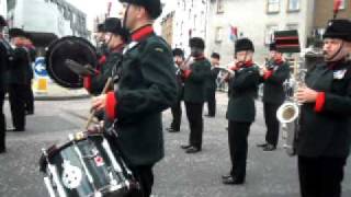 FORCES DAY The Band and Bugles of the Rifles outside Scottish Parliament 260611 [upl. by Omora]