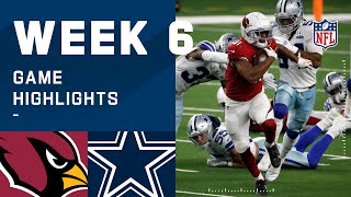 Cardinals vs Cowboys Week 6 Highlights  NFL 2020 [upl. by Aimit]