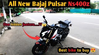 New Bajaj Pulsar Ns400z full detail review 😯  Best bike to buy💲 mini superbike 🚀 [upl. by Ecinna]