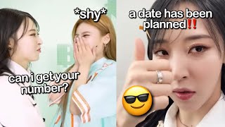 Moonbyul flirting with ITZY Yeji update [upl. by Derte]