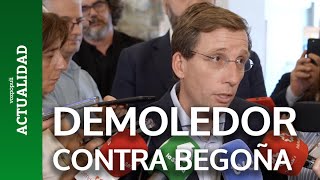 Los demoledores 2 de Almeida contra Begoña Gómez y Pedro Sánchez [upl. by Gracia580]