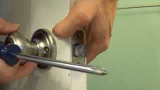 How to Remove and ReInstall a Door Knob [upl. by Nagy43]