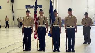 Colour Guard at the 2022 NJROTC National Academic Athletic and Drill Competition [upl. by Eisler]