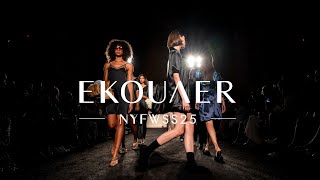 Ekouaer  SpringSummer 2025 Fashion Show  NYFW [upl. by Bernard224]