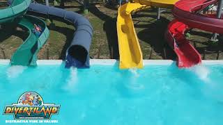 Divertiland Water Park 2022  Cele mai tari tobogane [upl. by Octavian]