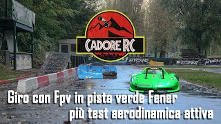 In PISTA con le 18  Test aerodinamica attiva e primi giri su tracciato con sistema FPV una 💥💥 [upl. by Ahtabat]