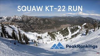 Squaw Valley KT22 Run [upl. by Arquit534]