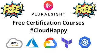 Free Cloud Certification from Pluralsight and A Cloud Guru  Free certification courses CloudHappy [upl. by Bourque]