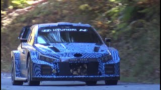 CRAZY New Hyundai I20 Rally 1 wrc 2022 Test in Italy  Flat out amp Pure Sound [upl. by Yenffit600]