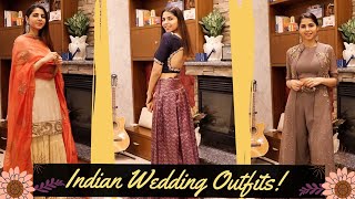 What To Wear To An Indian Wedding  Wedding Outfit Ideas [upl. by Erbua]