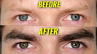 How to Grow Thicker More Masculine Eyebrows [upl. by Nelloc]