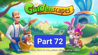 Gardenscapes New Area Part 72 story and gameplay [upl. by Leina]