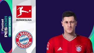 Robert Lewandowski PES 2021 [upl. by Lemay]