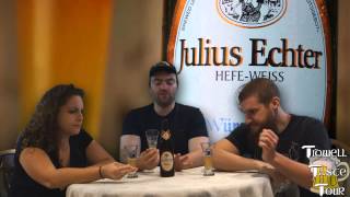 Julius Echter Premium HefeWeissbier Hell Beer Review [upl. by Sowell715]