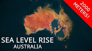 Australia Sea Level Rise  TIMELAPSE  2000 METERS [upl. by Onra]