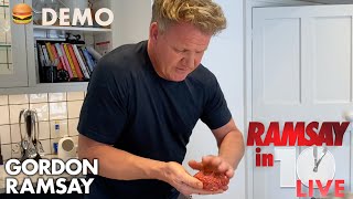 Can Gordon Ramsay Cook a Burger in 10 Minutes for a FrontLine Workers Charity  Ramsay In 10 [upl. by Vidda]