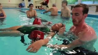 How to rescue unconscious drowning victims [upl. by Mott]