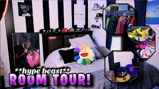 A 16 YR OLDs DREAM Room Tour hype beast 🚀 [upl. by Notsob]