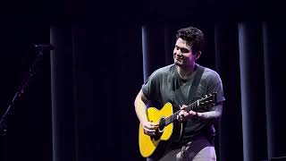 John Mayer  Stop This Train with Continuum Interview clip  Boston MA 100623 [upl. by Roinuj]