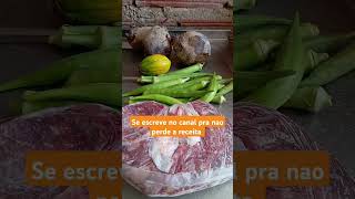 carne moída quiabo jiló e beterraba será que vai dá bom [upl. by Idna963]