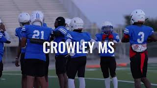 8th Grade Football  Crowley MS vs Everman JHS [upl. by Cinamod515]