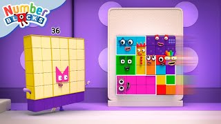 Numberblocks  Learn Making Patterns and Shapes  Full episodes  Learn to Count [upl. by Derrej]