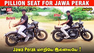 Jawa Perak க்கு Pillon Seat fit பண்ணியாச்சு  Jawa Perak தானா இது [upl. by Garvin195]