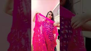 Saree Convert into Dress👗 fashion dress lehanga shorts trending stree2 dance tamannaah song [upl. by Susette209]