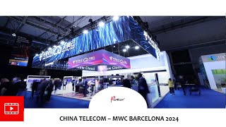 CHINA TELECOM 295sqm  MWC  BARCELONA 2024 [upl. by Atilam]